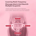 Period Pain Cramp Relief Belt -Portable Menstrual Heating Pad, Heated Belly Belt for Menstrual Cramp Relief with 3 Heat Levels and 4 Modes, Electric Belt Massage for Women and Girls