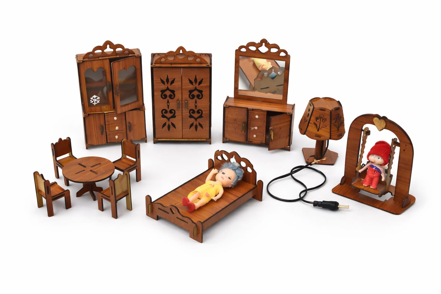 Doll House Bedroom Furniture Set (large size)